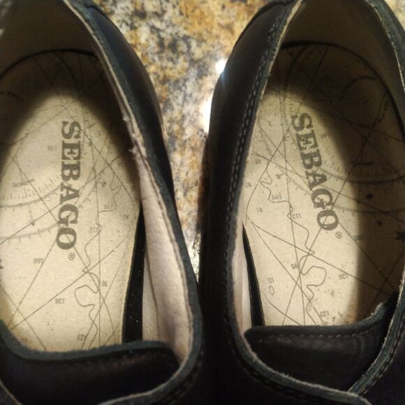 Sebago Valencia Black Men’s Lace Up Leather Oxford Loafers 822075 Sz 9.5 M main image 11